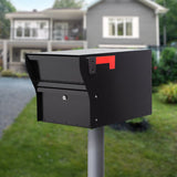 Whitehall MailVault Streetside Mailbox, Steel - lifestyle