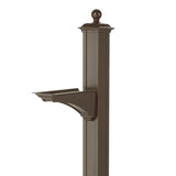 Whitehall Balmoral Post & Bracket with Ball Finial - Bronze