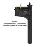 Whitehall Products Personalized Mailbox Side Plaques (5 Styles)