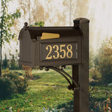 Whitehall Superior Mailbox Package Personalized Plaque - lifestyle