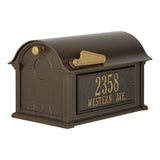 Whitehall Balmoral Mailbox Side Plaques Package Personalized Plaque - Bronze