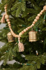 Bead and Wood Garland By Accent Decor