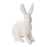 Garden Rabbit Sculptural Matte Figurines By Accent Decor