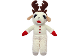 Multipet Holiday Lamb Chop Standing With Antlers 13" Plush Dog Toy