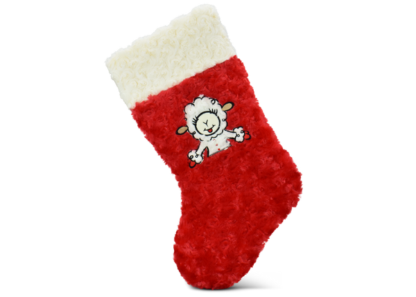 King Wholesale Multipet Holiday Lamb Chop Stocking By Shari Lewis, 16.5"