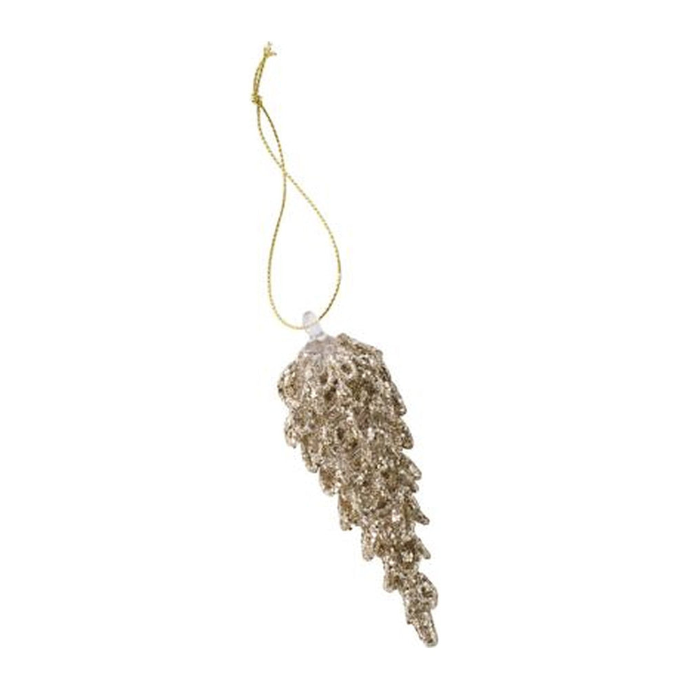 Twinkling Pinecone Ornament (Set of 6) By Accent Decor