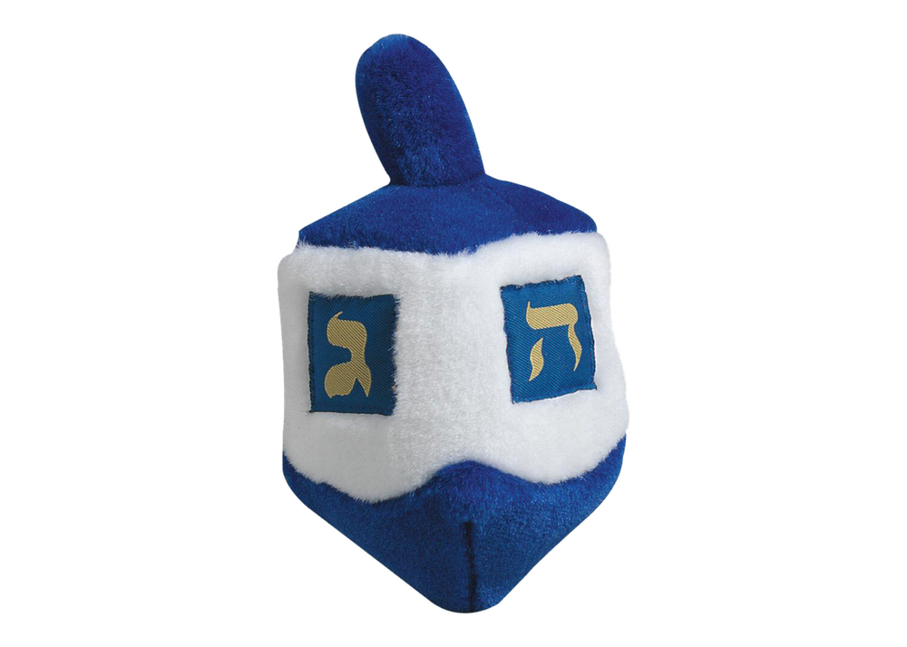 Multipet Hanukkah Dreidel Plush Dog Toy - 6"