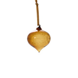 Etched Bauble Glass Ornaments By Accent Decor - Brown