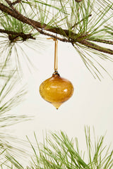 Etched Bauble Glass Ornaments By Accent Decor