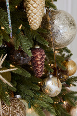 Frosted Pinecone Glass Ornaments By Accent Decor
