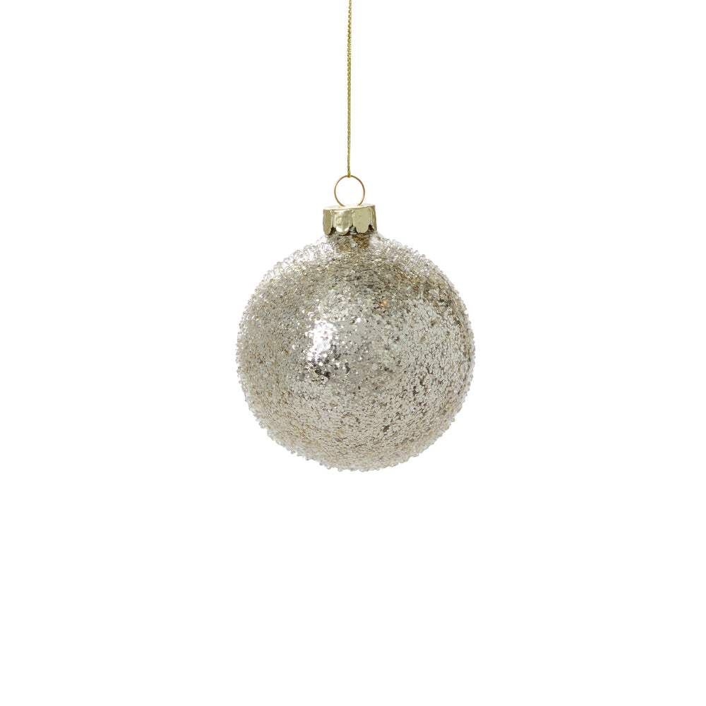 Isha Glass Ornaments By Accent Decor - 3"
