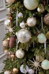 Isha Glass Ornaments By Accent Decor