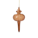 Nicolette Glass Ornaments By Accent Decor - 3.5" x 6.25" / Smoke