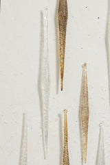 Sparkle Icicle Glass Ornaments By Accent Decor