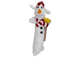 Multipet Holiday Loofa Dog Snowman Plush Dog Toy (3 Sizes Available)