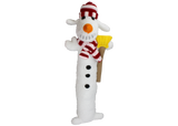 Multipet Holiday Loofa Dog Snowman Plush Dog Toy (3 Sizes Available)