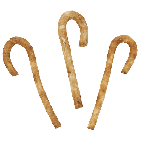 Nothin' To Hide Nothin' To Hide Holiday Mini Candy Canes Collagen Dog Chews, 6-Pack (2 Flavors Available)