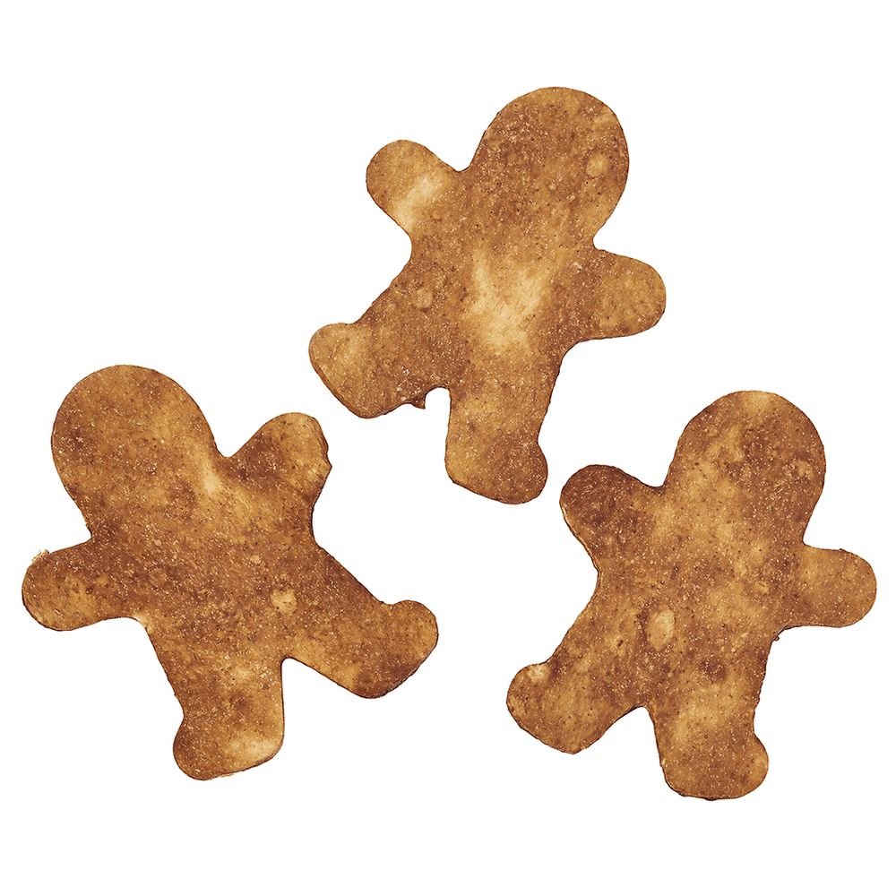 Nothin' To Hide Holiday Gingerbread Men Collagen Dog Chews, 4-Pack - Beef