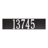 Whitehall Colonial Wall Mailbox Personalized Plaque - Black/White