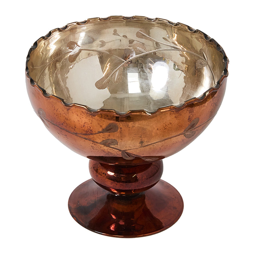 Naomi Glass Compote By Accent Decor