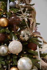 Antiqued Disco Ball Glass Ornaments By Accent Decor