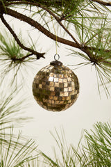 Antiqued Disco Ball Glass Ornaments By Accent Decor