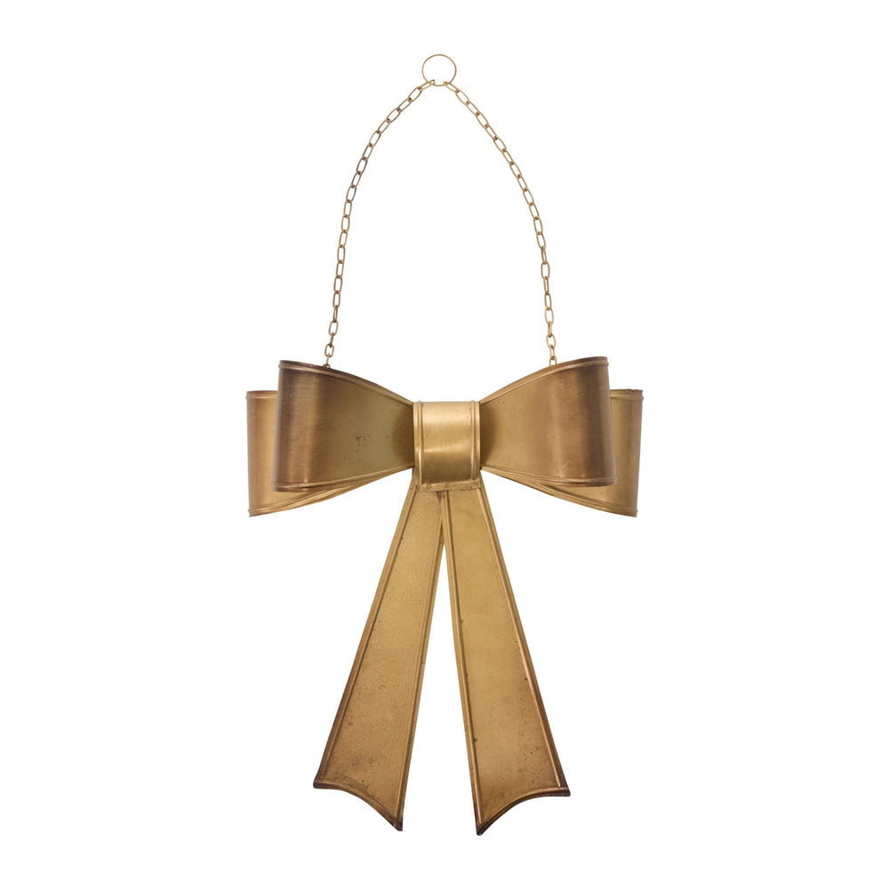 Bow Metal Wreath By Accent Decor