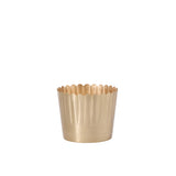 Delicata Metal Pots By Accent Decor - 7.5" x 6"
