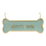 Whitehall Hanging Bone 1-Line Crate Personalized Plaque - Bronze Verdigris
