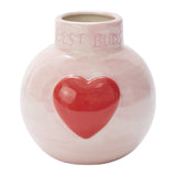 Wrapped in Love Etched Ceramic Bud Vase (Set of 3) By Accent Decor
