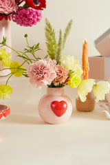 Wrapped in Love Etched Ceramic Bud Vase By Accent Decor