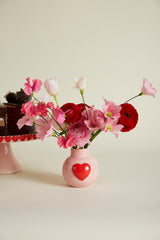 Wrapped in Love Etched Ceramic Bud Vase By Accent Decor