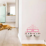 Whitehall Personalized Wall Pet Bowl Feeder