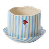 Ladybug with Saucer Pot By Accent Decor