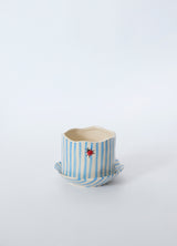 Ladybug with Saucer Pot By Accent Decor