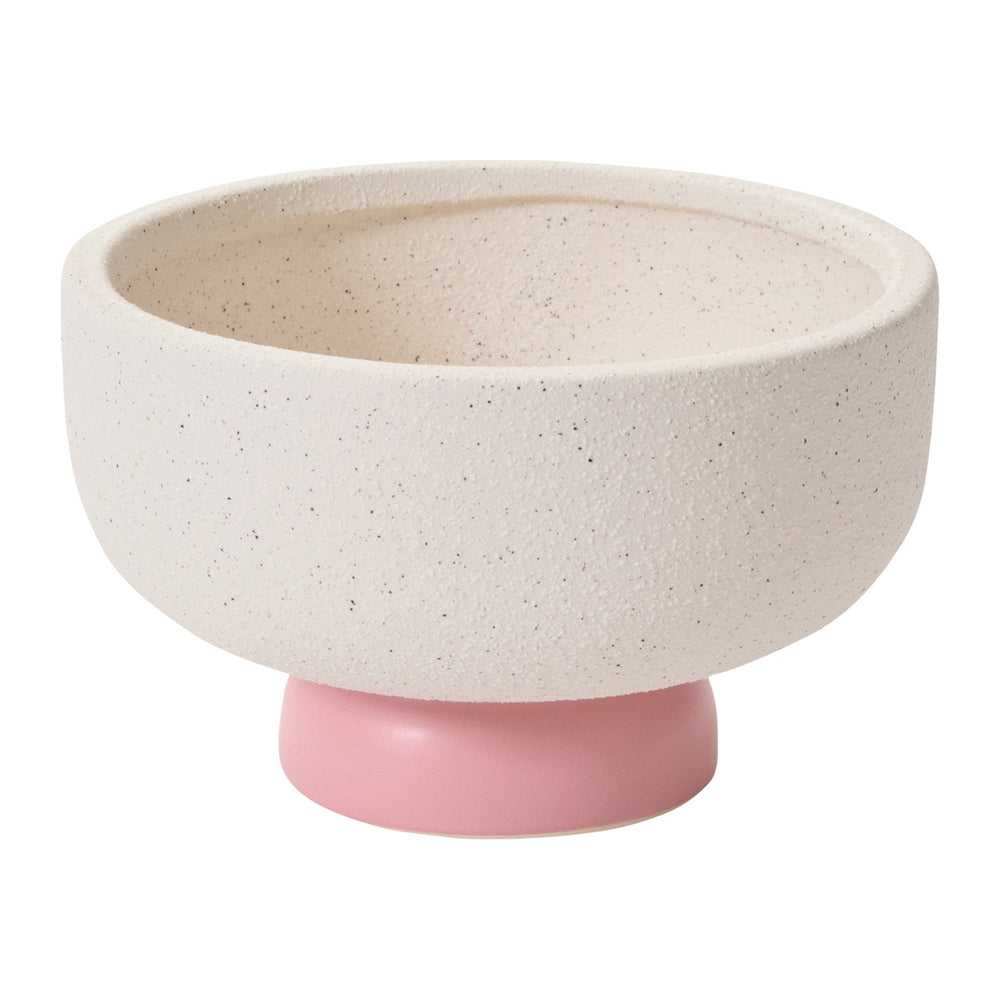 Valeria Speckled Textured Compote By Accent Decor