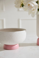 Valeria Speckled Textured Compote By Accent Decor