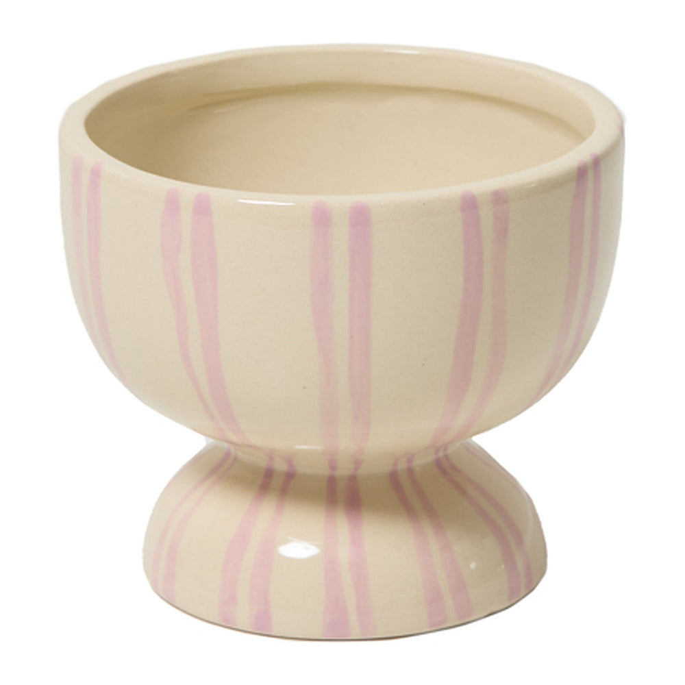 Robbi Hand-Painted Ceramic Compote By Accent Decor