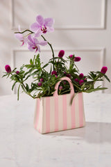 Miranda Handbag Glossy Ceramic Vase By Accent Decor