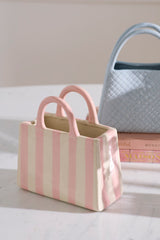 Miranda Handbag Glossy Ceramic Vase By Accent Decor