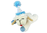 Multipet Lamb Chop with Birthday Hat Cat Toy - 4"