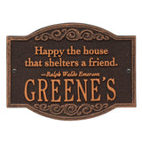 Whitehall Emerson Quote Personalized Plaque - Oil-Rubbed Bronze