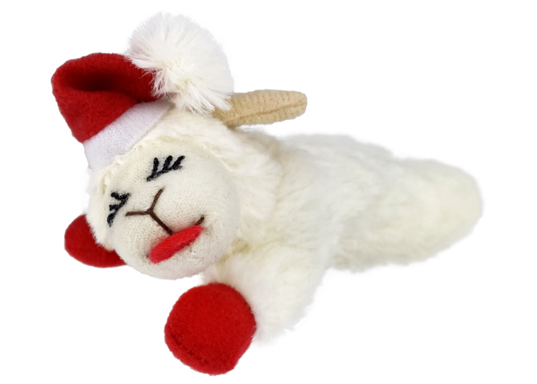 King Wholesale Multipet Holiday Lamb Chop Cat Toy - 4"