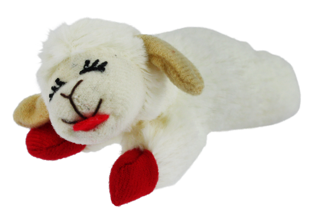 Multipet Lamb Chop Cat Toy - 4"