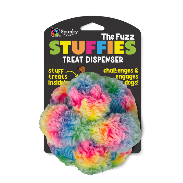 Spunky Pup Spunky Pup Stuffies The Fuzz Treat-Dispensing Plush Dog Toy