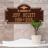 Whitehall Arlington Standard Wall 2-Line "In Memory Of" Personalized Memorial Plaque - lifestyle