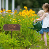 Whitehall Garden Welcome Lawn Personalized Plaque - lifestyle
