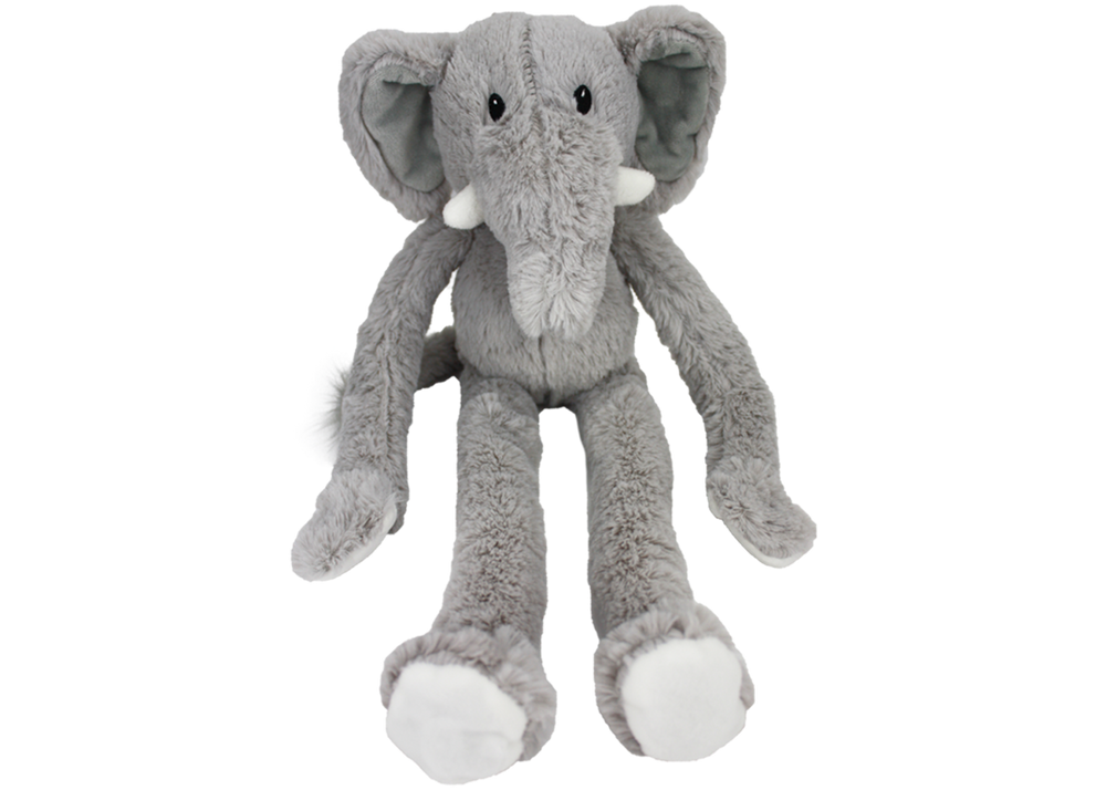 Multipet Swingin' Safari Elephant Plush Dog Toy - 19"