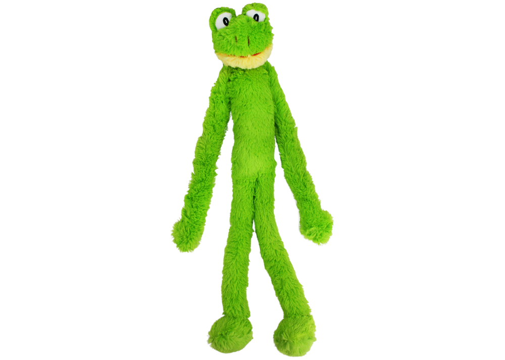 Multipet Swingin' Slevins Frog Plush Dog Toy - 27"