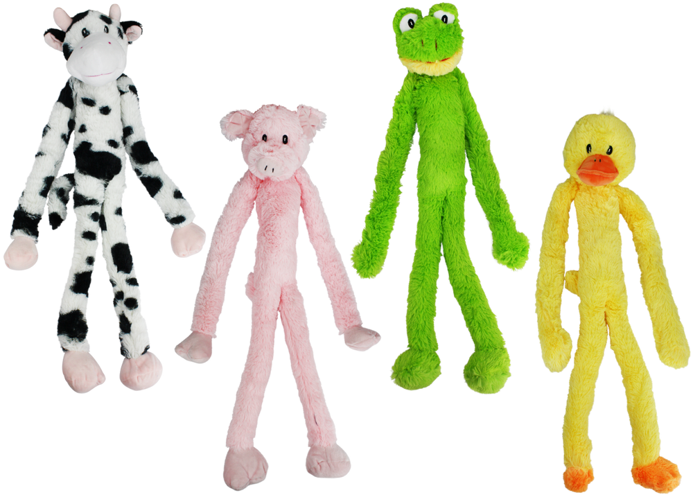 Multipet Swingin' Slevins Frog Plush Dog Toy - 27"